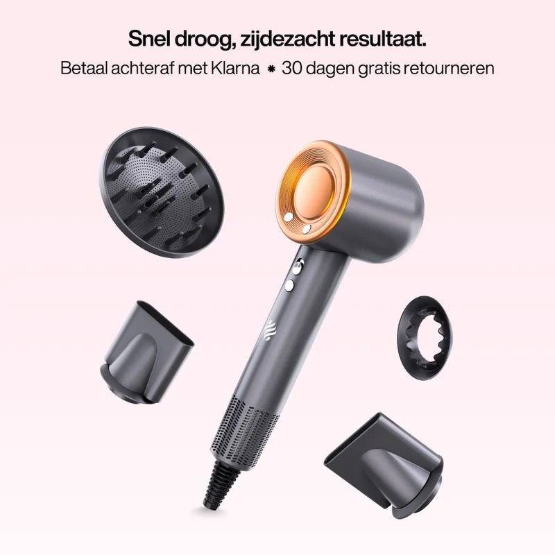 Ace & Taylor Föhn PrecisionAir Goud