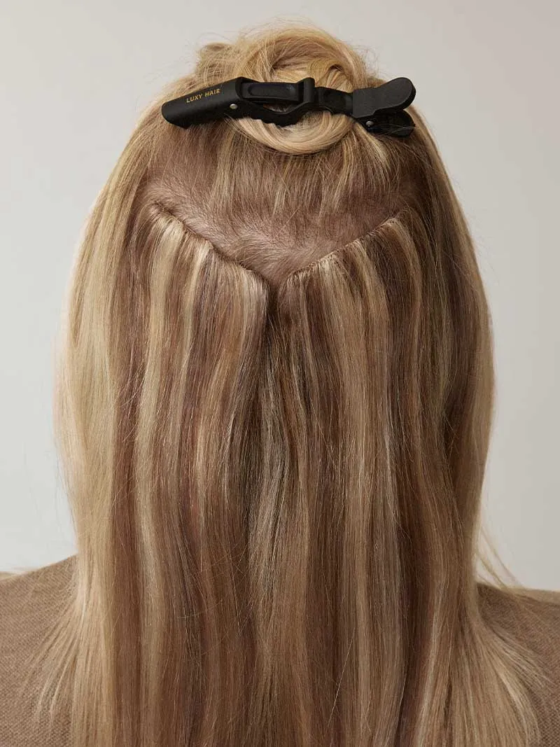 12" Dimensional Beige Blonde Scalp Hair Fill-Ins (30g)