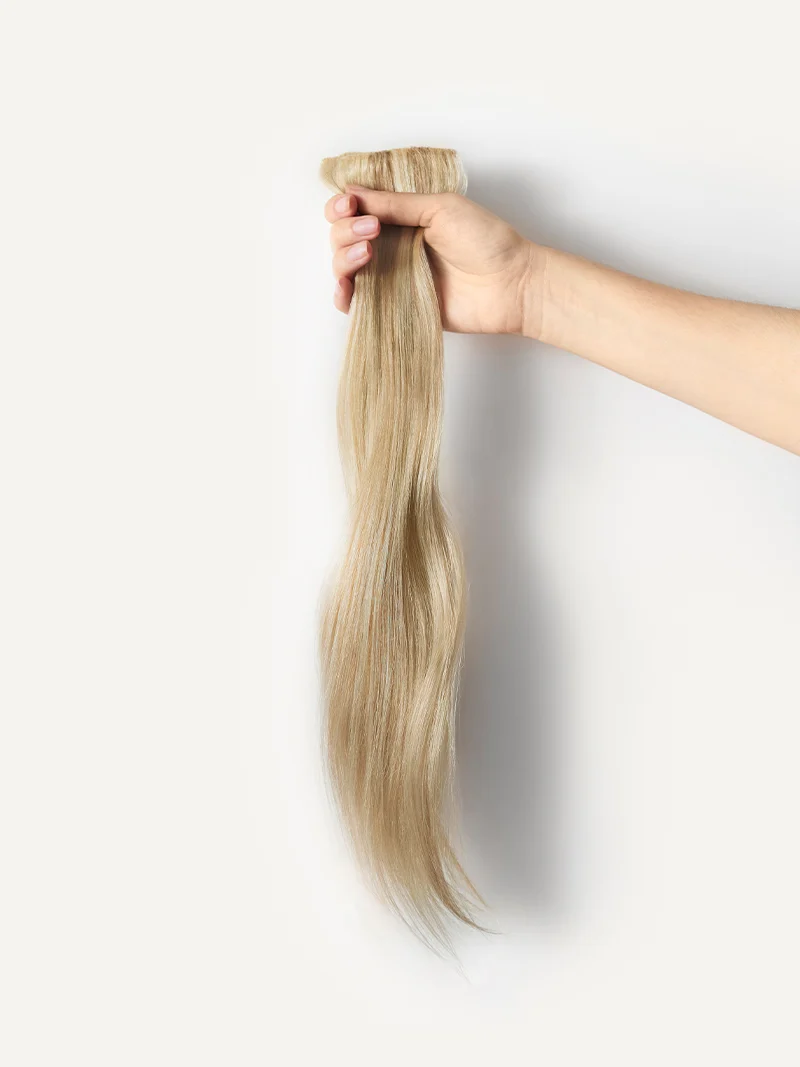 16" Dimensional Beige Blonde Scalp Hair Fill-Ins (40g)