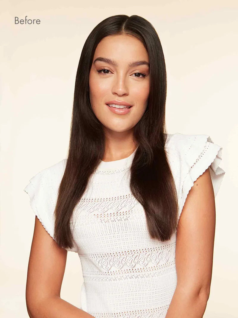 20" Classic Dark Brown Balayage Clip-Ins (160g)