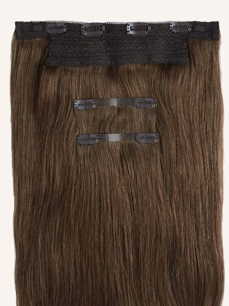 12" Chestnut Brown Halo® Hair Extensions (150g)
