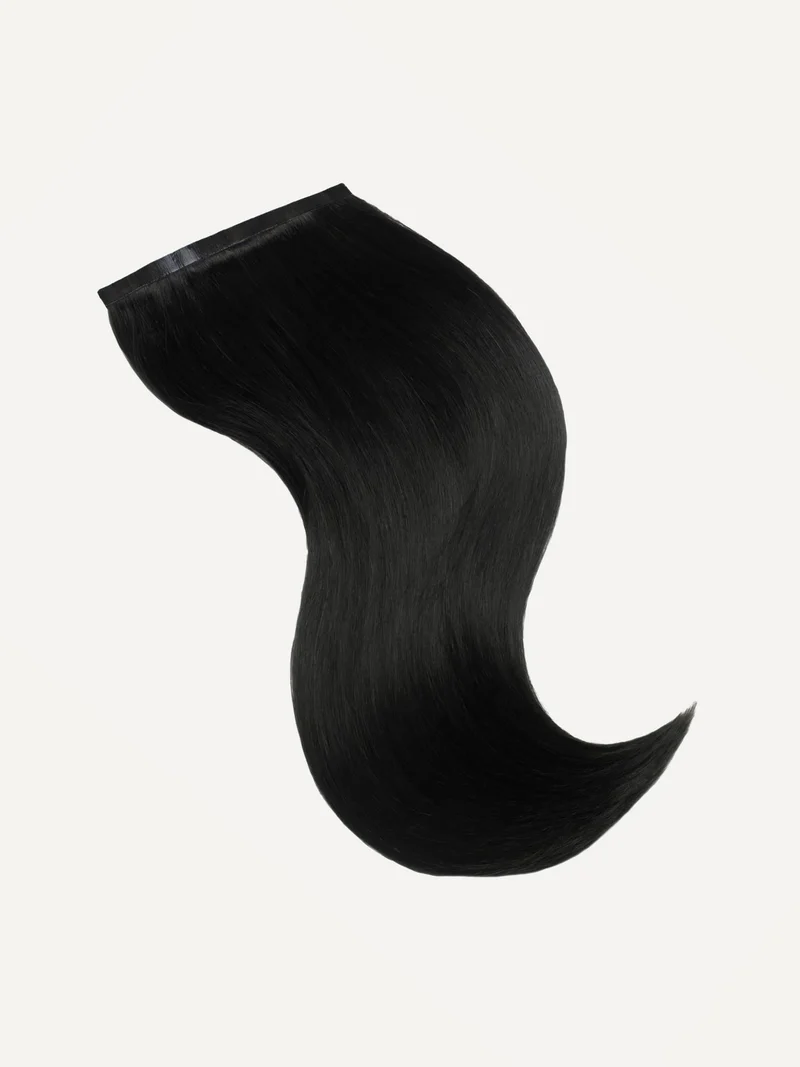 16" Seamless Off Black Clip-Ins (160g)