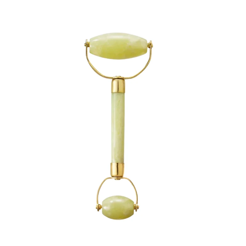 White Lotus Genuine Double Headed Jade Roller