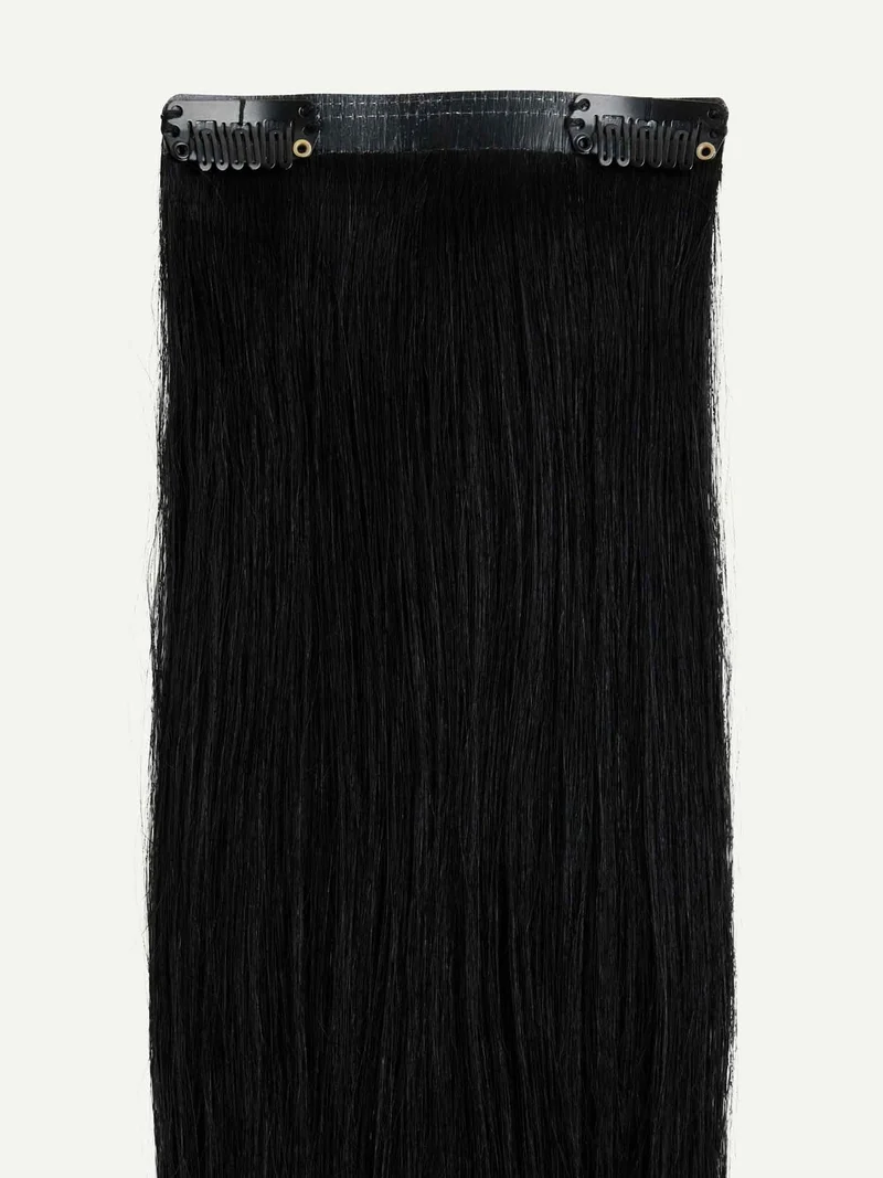20" Jet Black Thinning Hair Fill-Ins (95g)