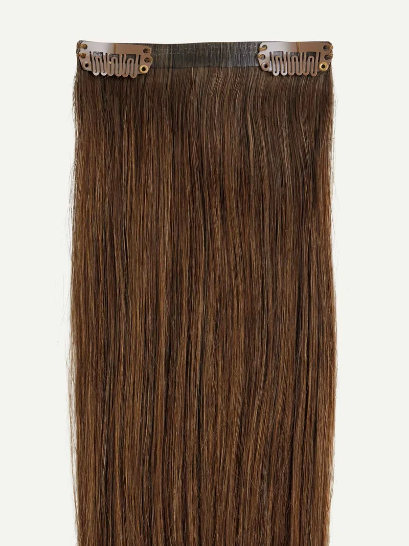 12" Chestnut Brown Thinning Hair Fill-Ins (50g)