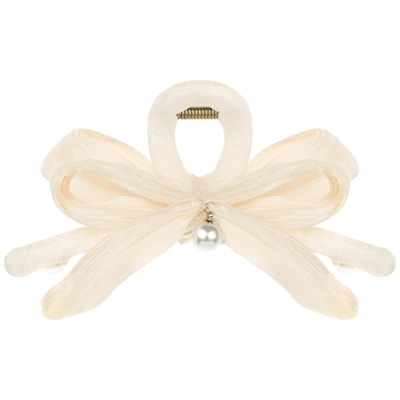 CLIPSTAR Ballet Core Ribbon-wrapped Hair Clip