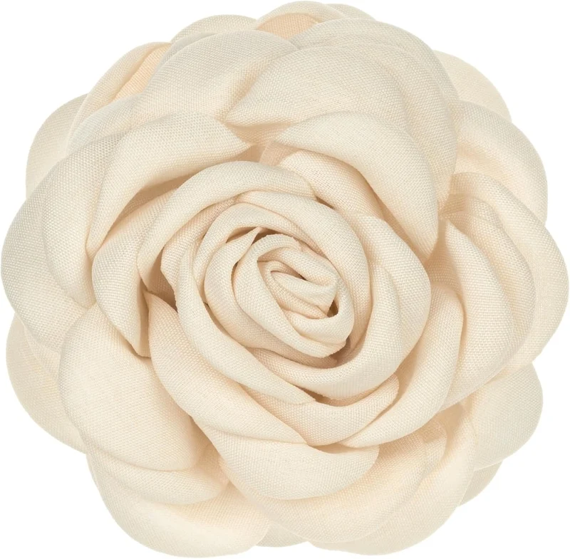 CLIPSTAR Spring White Rose Hair Clip