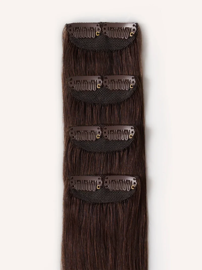 12" Chocolate Brown Scalp Hair Fill-Ins (30g)