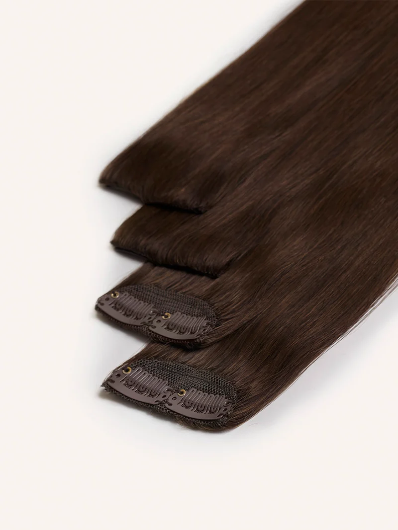 12" Chocolate Brown Scalp Hair Fill-Ins (30g)