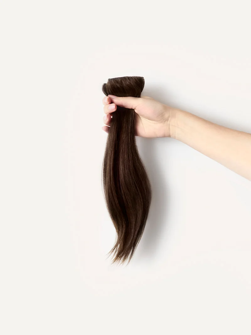 12" Chocolate Brown Scalp Hair Fill-Ins (30g)