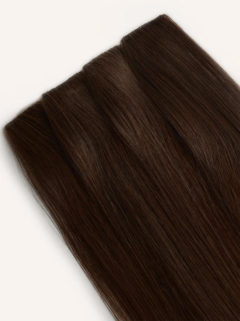 16" Chocolate Brown Scalp Hair Fill-Ins (40g)
