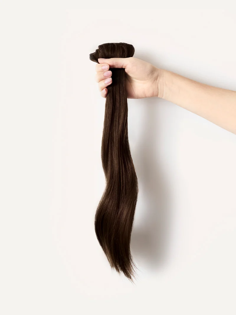 16" Chocolate Brown Scalp Hair Fill-Ins (40g)