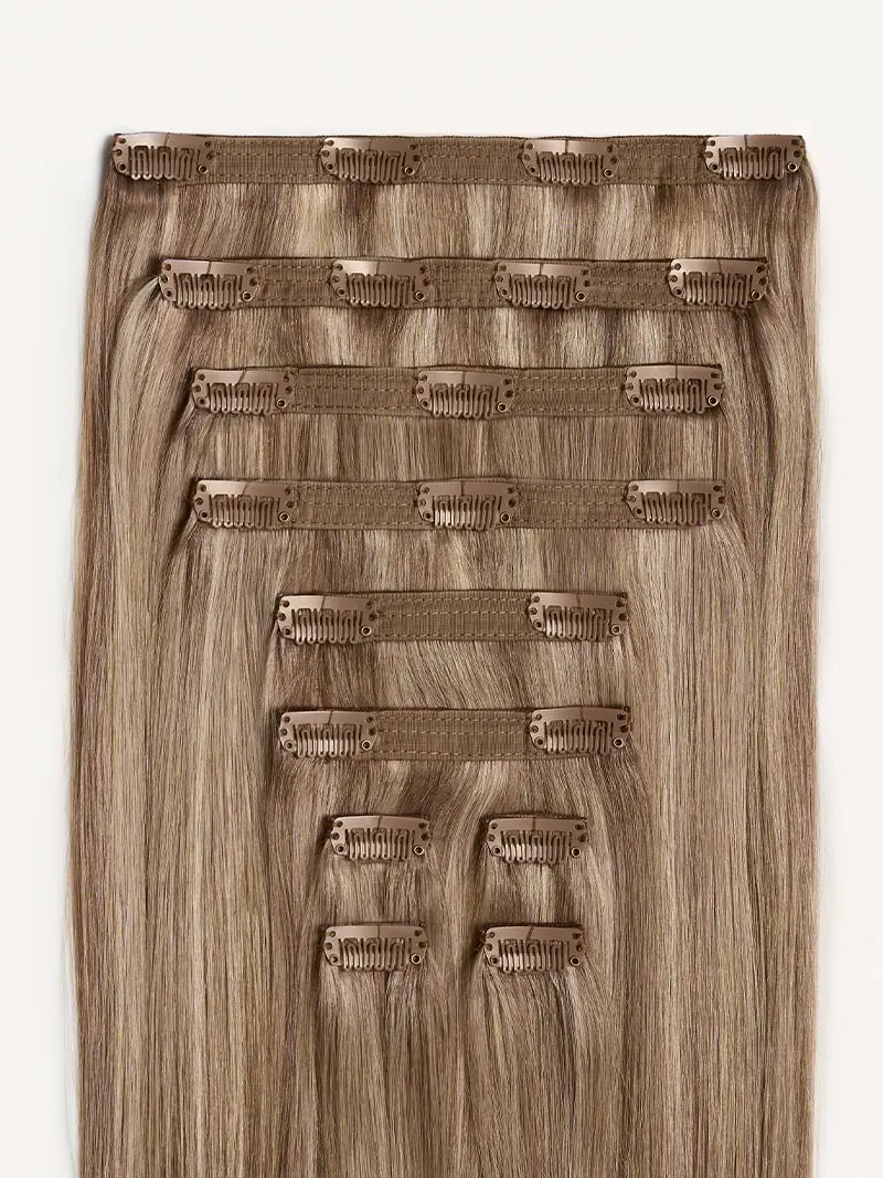 20" Classic Dimensional Natural Blonde Clip-Ins (160g)