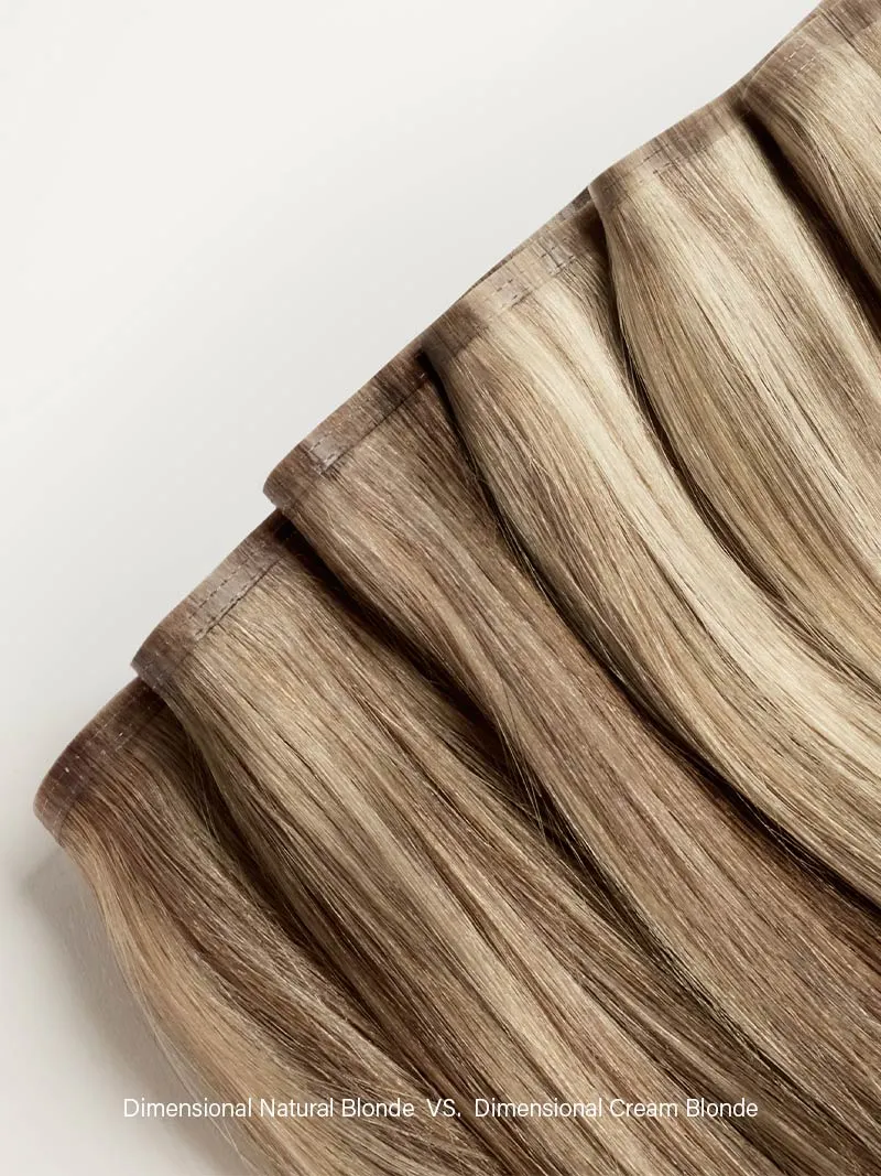 20" Classic Dimensional Natural Blonde Clip-Ins (160g)