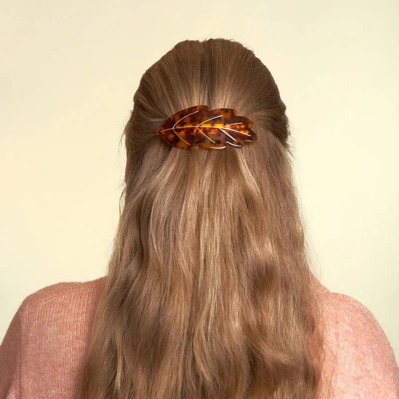Leaf French Barrette