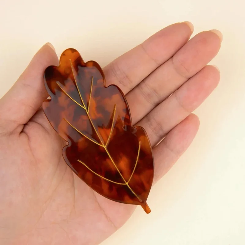Leaf French Barrette