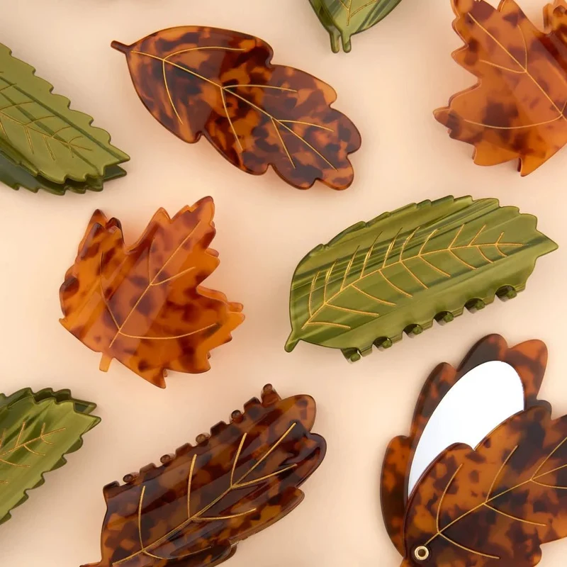 Leaf French Barrette