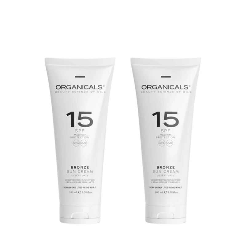 Organicals Bronze Sun Protection SPF15 100ml Duo Set