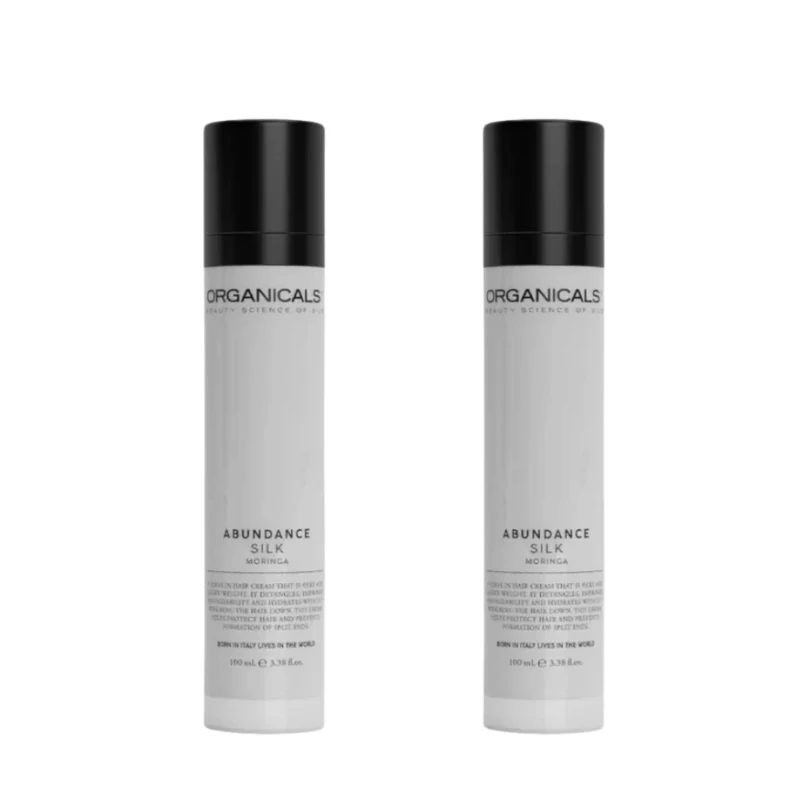 Organicals Abundance Silk Leave In Cream Moringa 100ml Duo Set