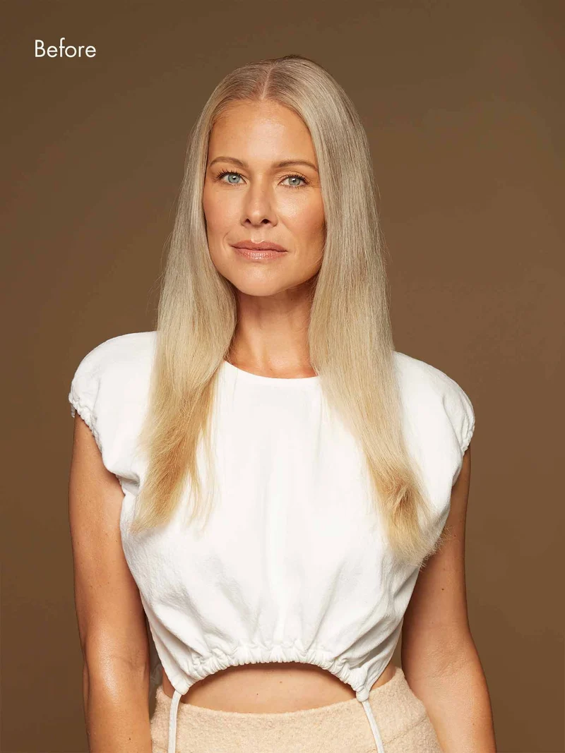 20" Classic Beige Blonde Balayage Clip-Ins (160g)