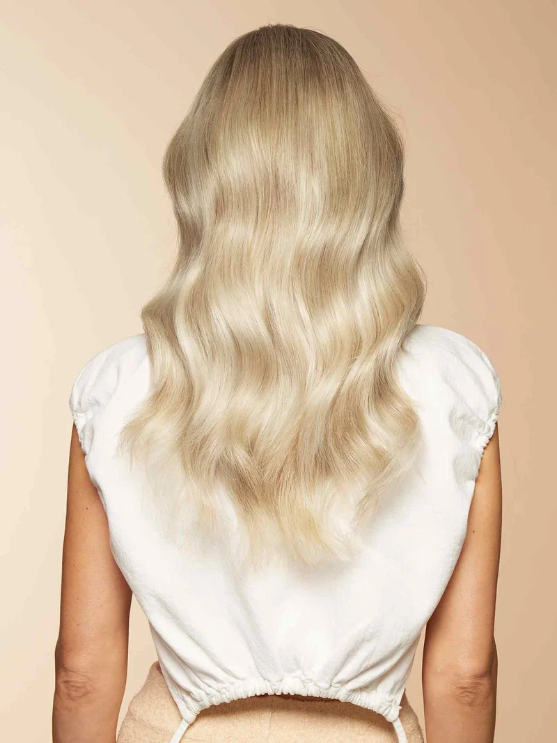 20" Classic Beige Blonde Balayage Clip-Ins (160g)