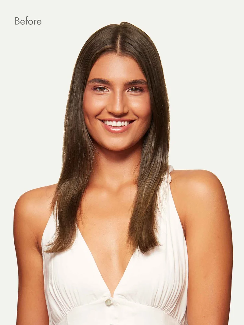 20" Classic Neutral Brown Clip-Ins (160g)