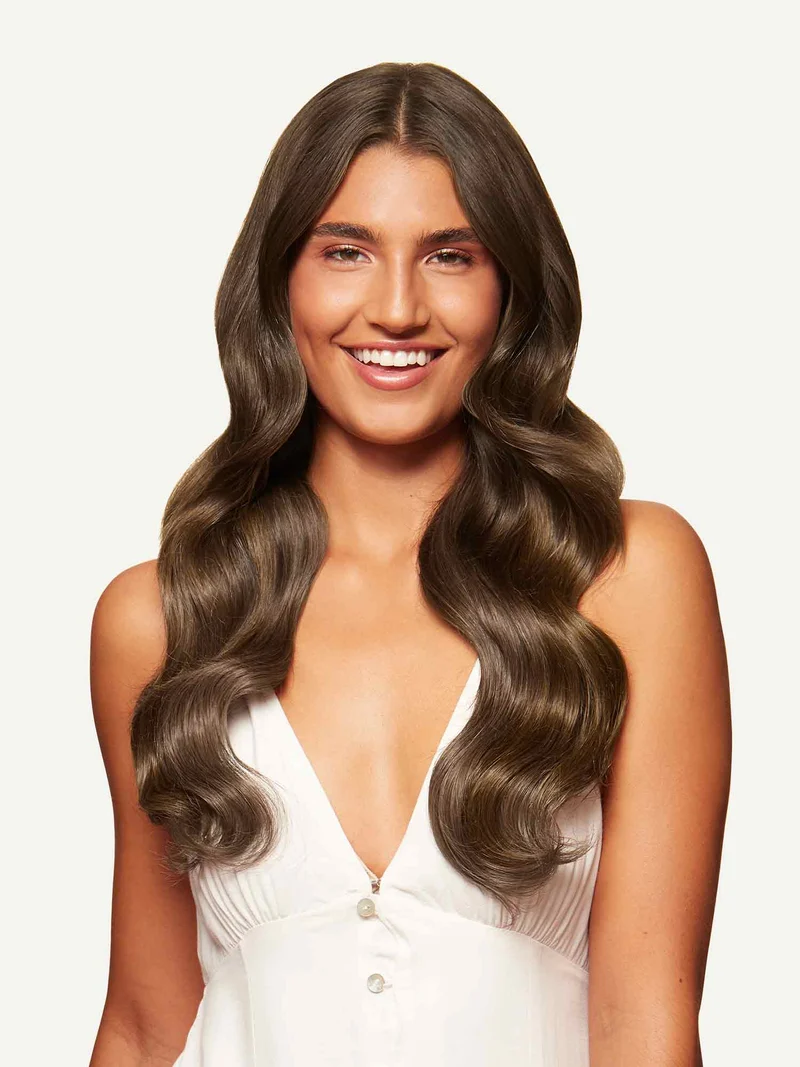 20" Classic Neutral Brown Clip-Ins (160g)