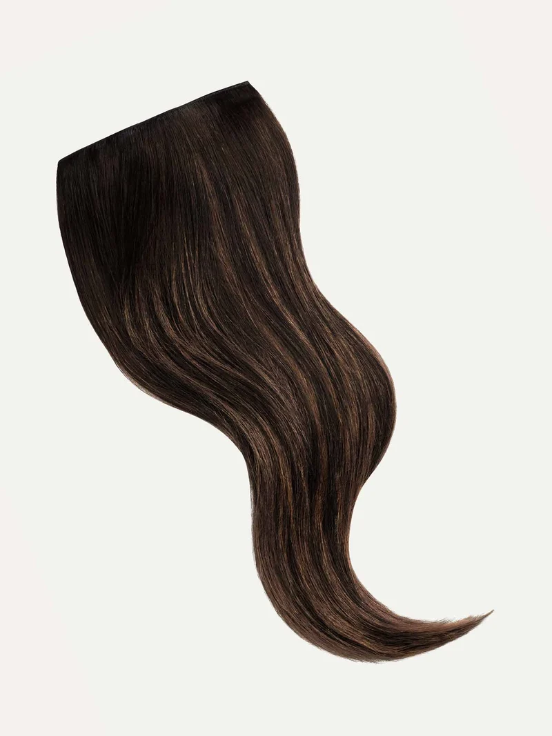 20" Classic Mocha Brown Balayage Clip-Ins (160g)