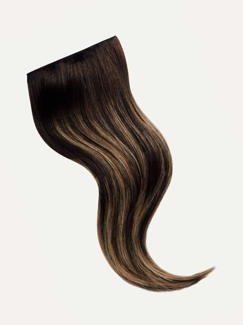 16" Seamless Dark Brown Balayage Volume Bundle - 16" (180g)