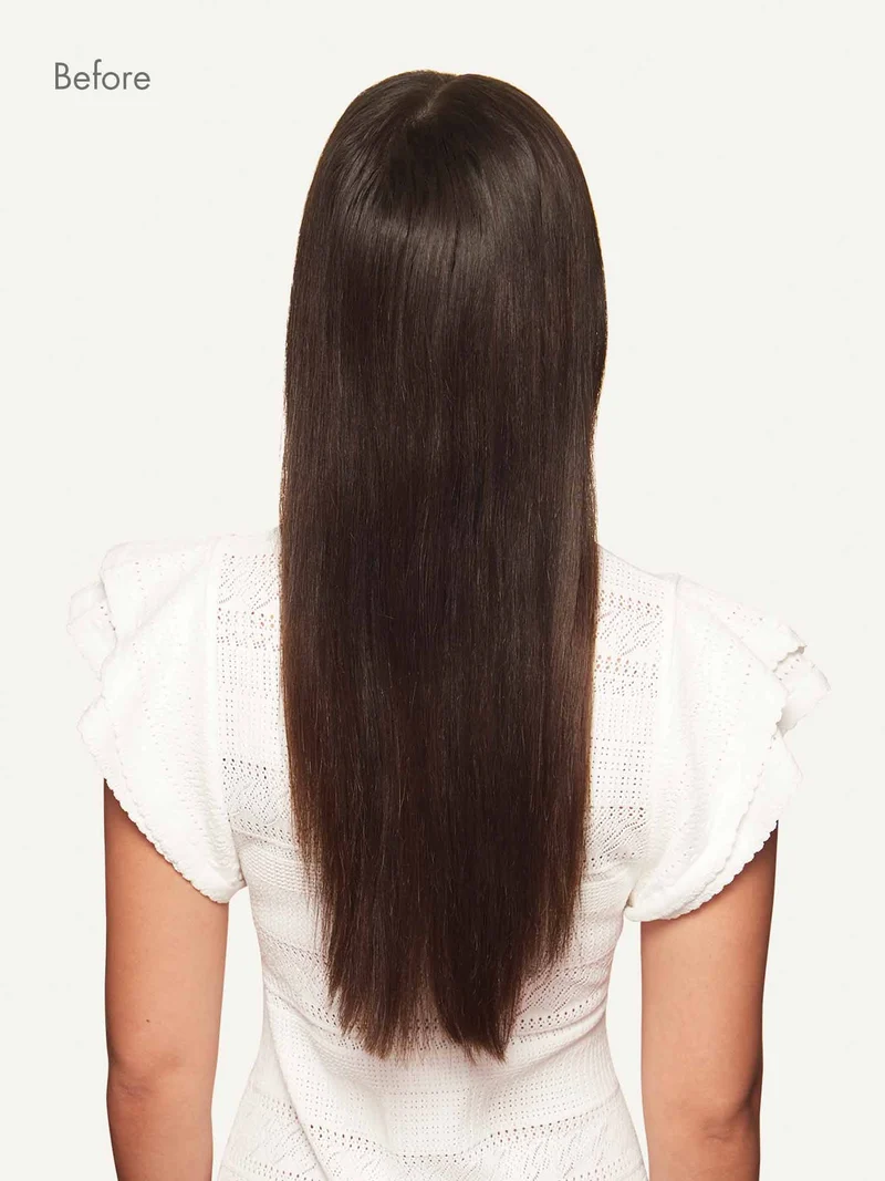 16" Seamless Dark Brown Balayage Volume Bundle - 16" (180g)