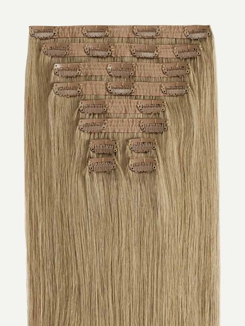 20" Classic Natural Blonde Balayage Clip-Ins (160g)