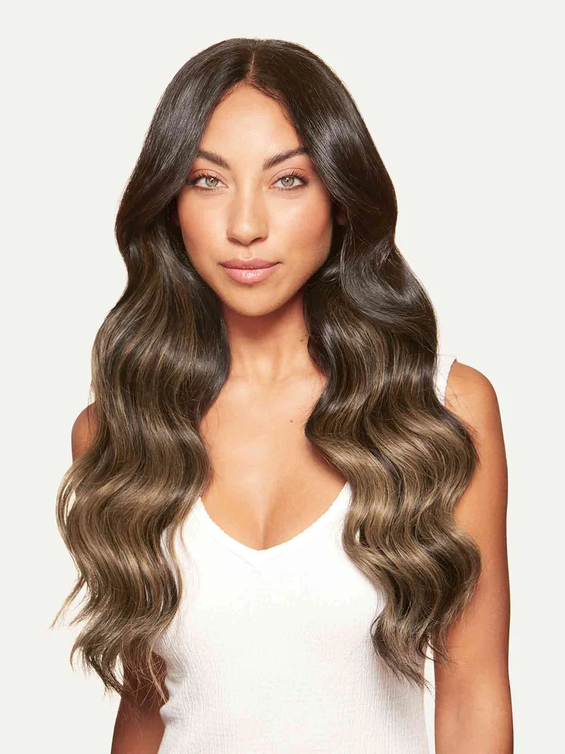 20" Classic Mocha Bronde Balayage Clip-Ins (220g)