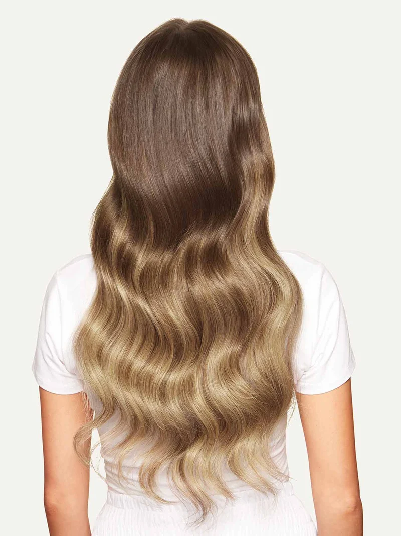 20" Classic Ash Brown Balayage Clip-Ins (160g)