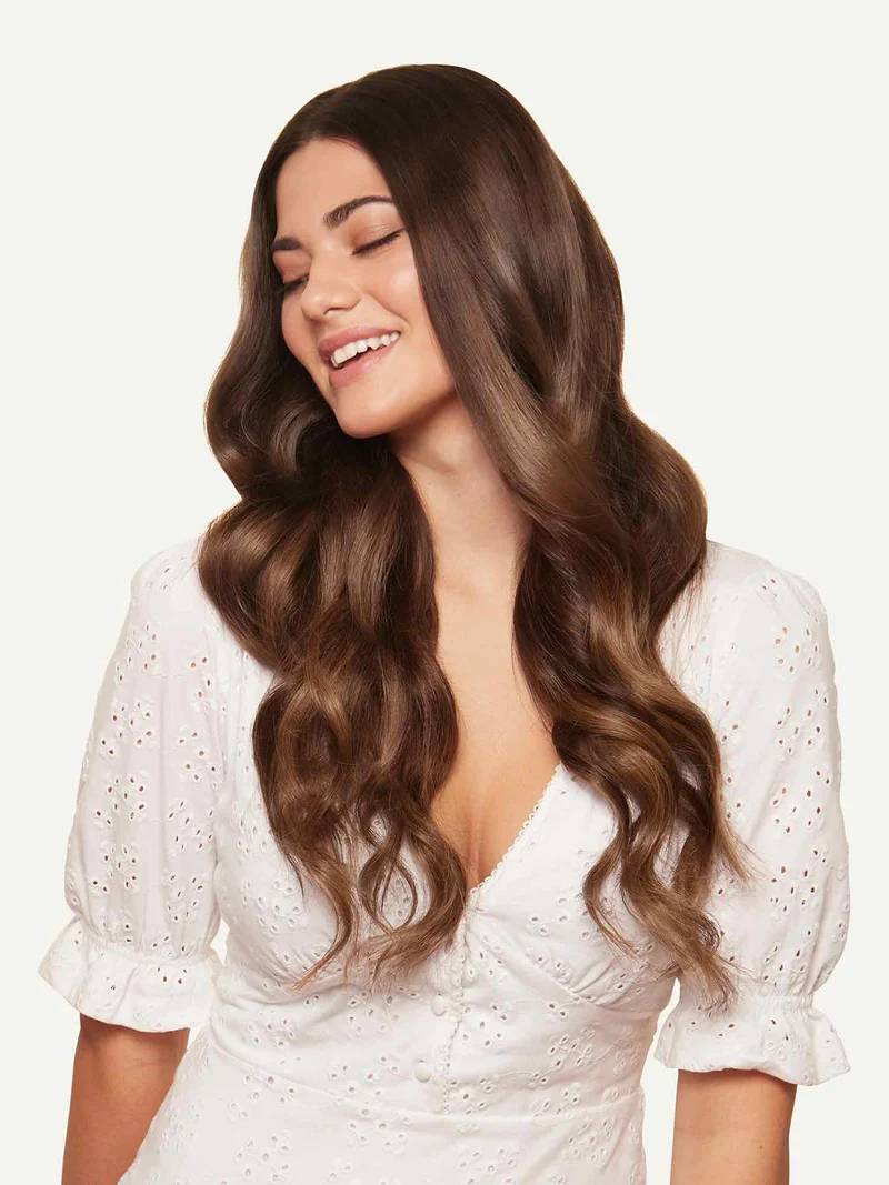 20" Classic Chocolate Brown Balayage Clip-Ins (220g)