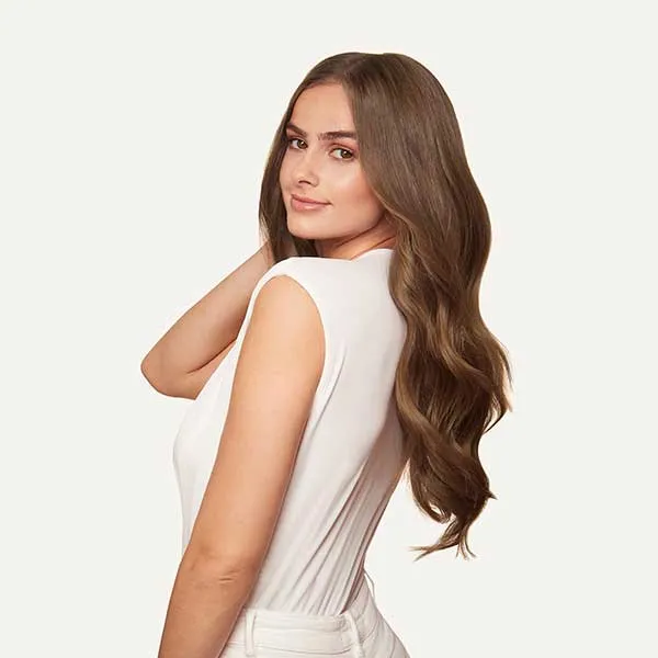 20" Chestnut Brown Halo® Hair Extensions (180g)