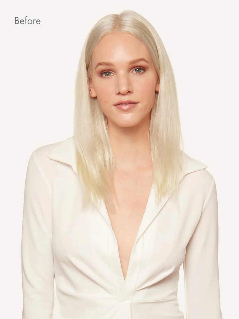20" Classic Platinum Blonde Clip-Ins (160g)