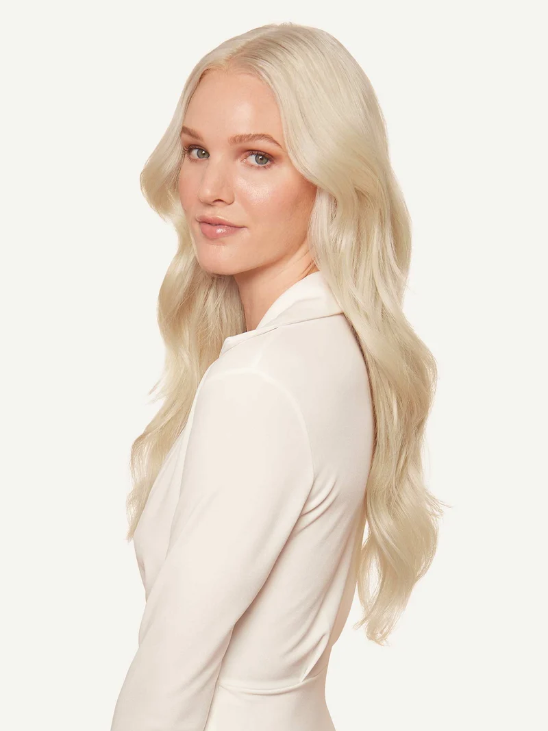 20" Classic Platinum Blonde Clip-Ins (160g)
