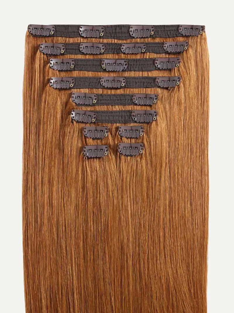 20" Classic Natural Red Clip-Ins (160g)