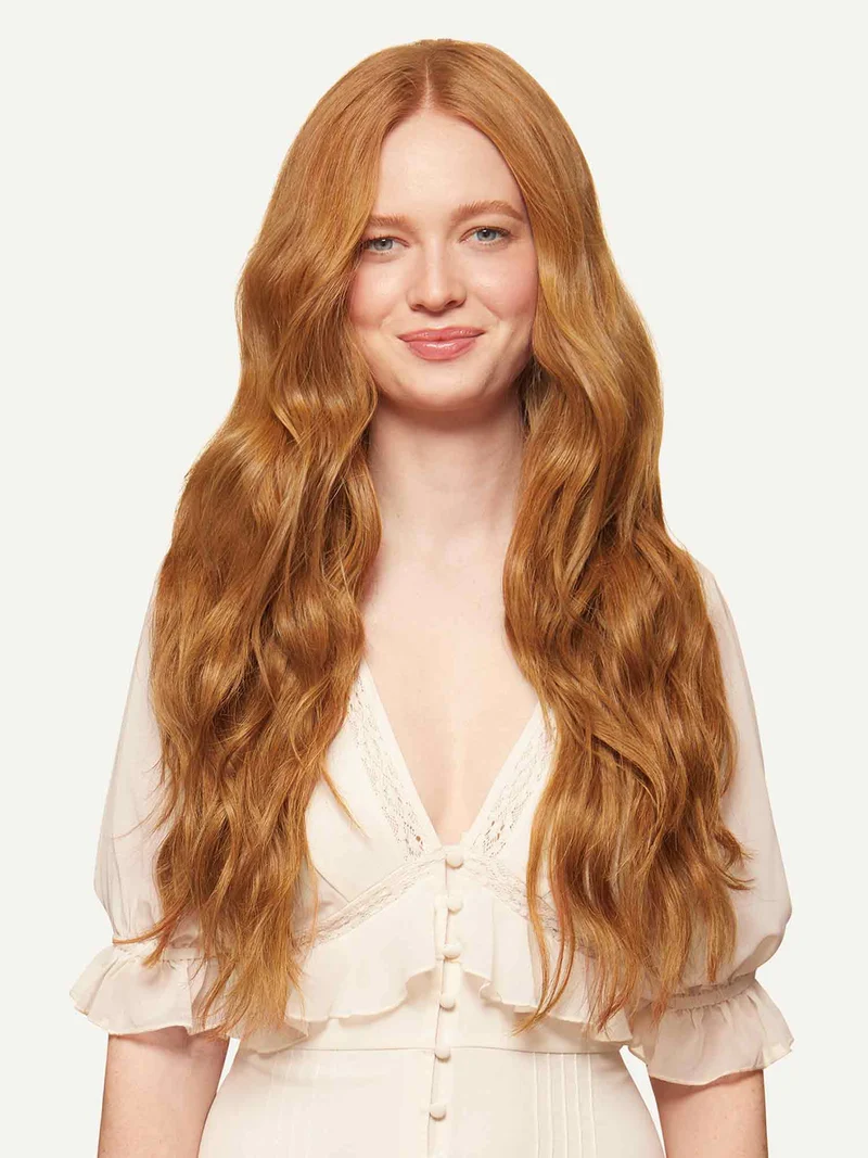 20" Classic Natural Red Clip-Ins (160g)