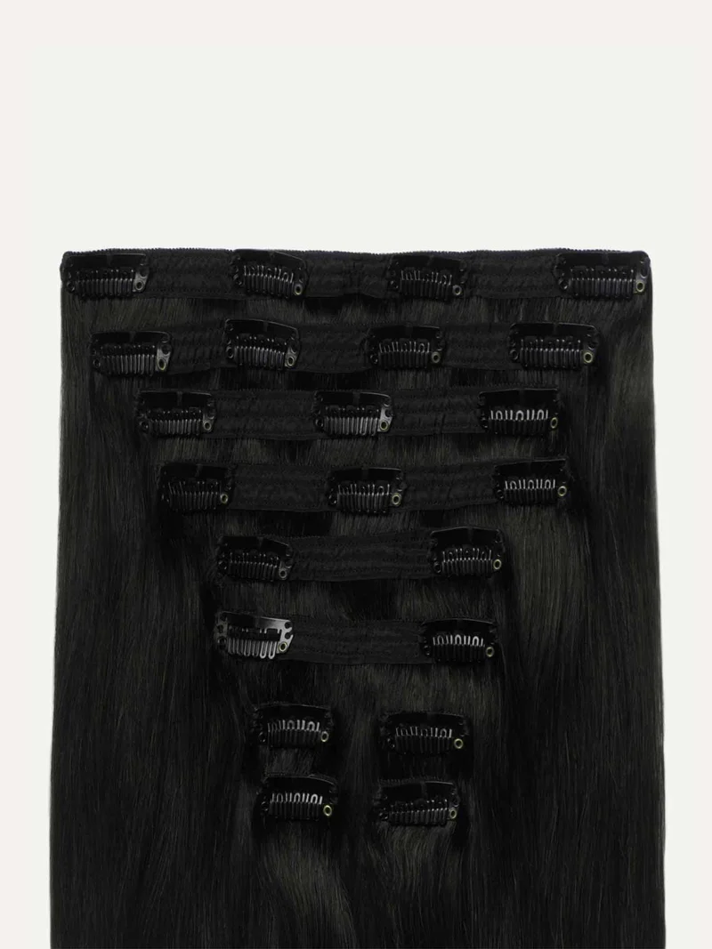 20" Classic Off Black Clip-Ins (220g)