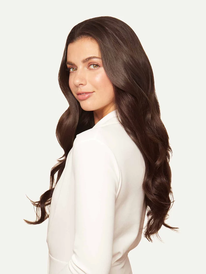 20" Classic Chocolate Brown Clip-Ins (220g)