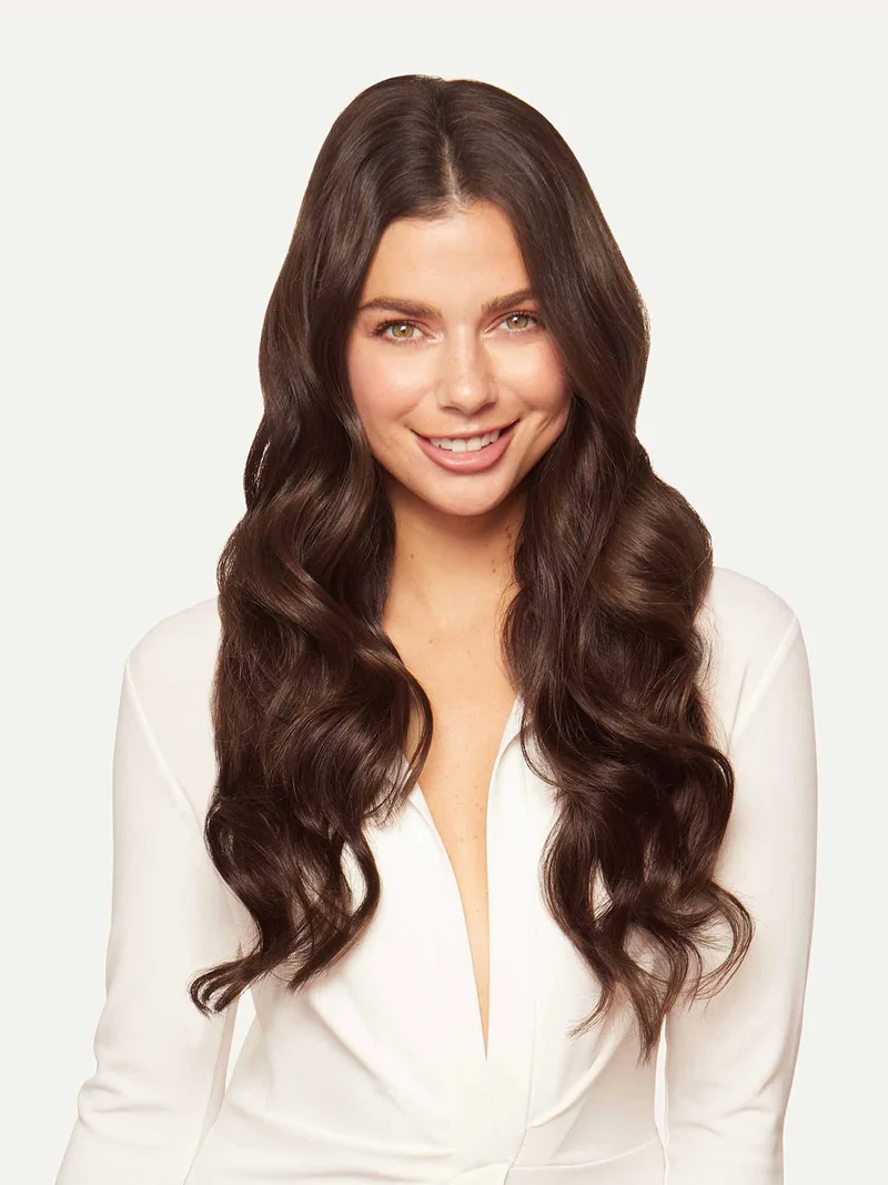 20" Classic Chocolate Brown Clip-Ins (220g)