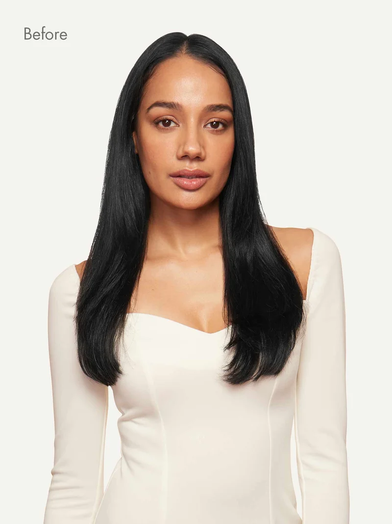 20" Classic Jet Black Clip-Ins (160g)