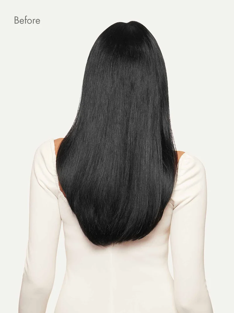 20" Classic Jet Black Clip-Ins (160g)