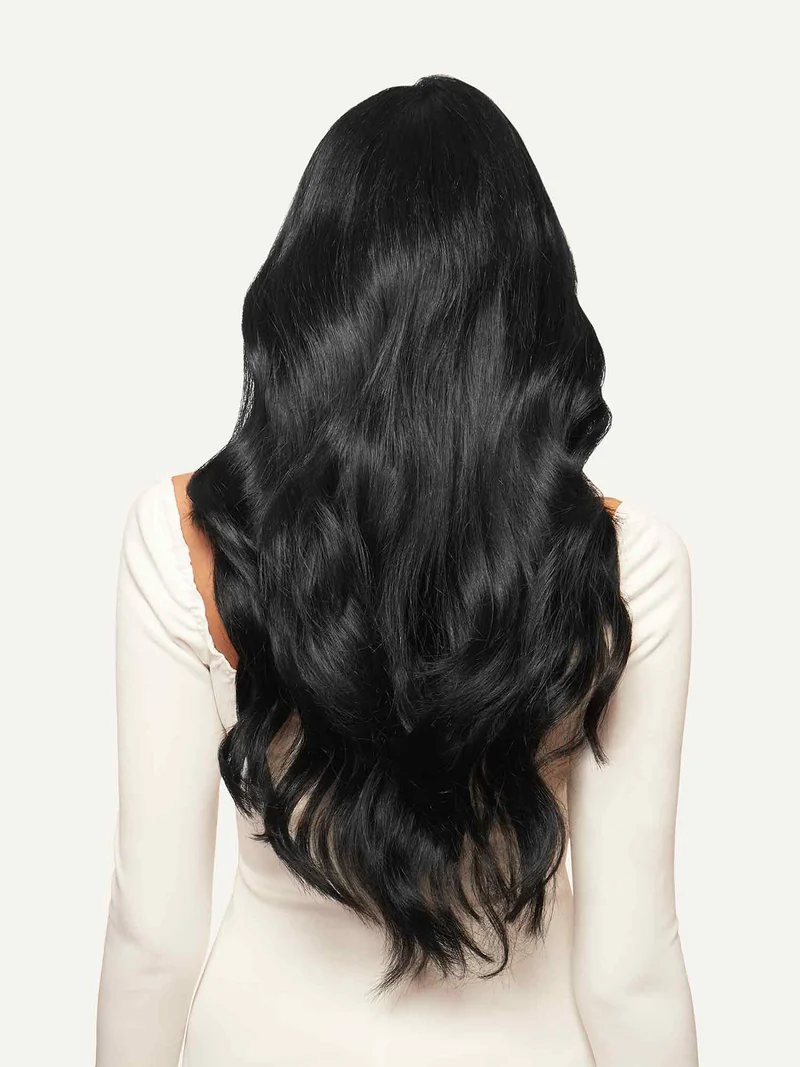 20" Classic Jet Black Clip-Ins (160g)