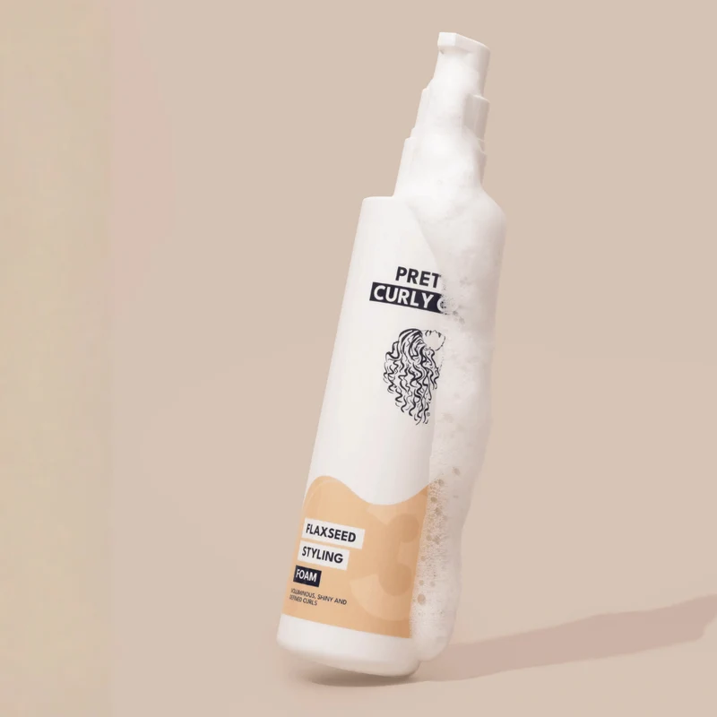 Pretty Curly Girl Flaxseed Styling Foam 250ml