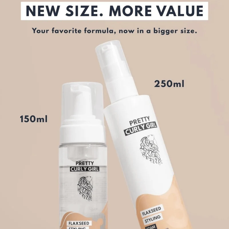 Pretty Curly Girl Flaxseed Styling Foam 250ml