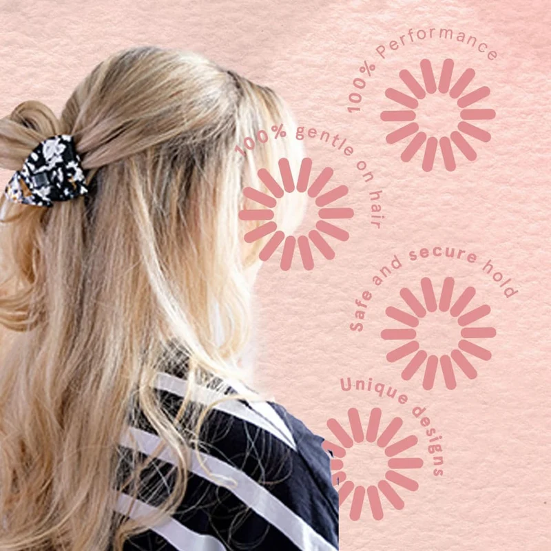 Everclaw Past Midnight Metal Free Claw Hair Clip