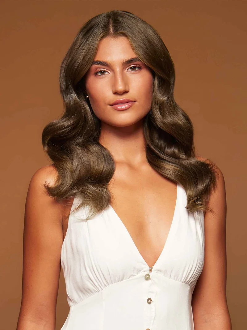 16" Classic Neutral Brown Clip-Ins (160g)
