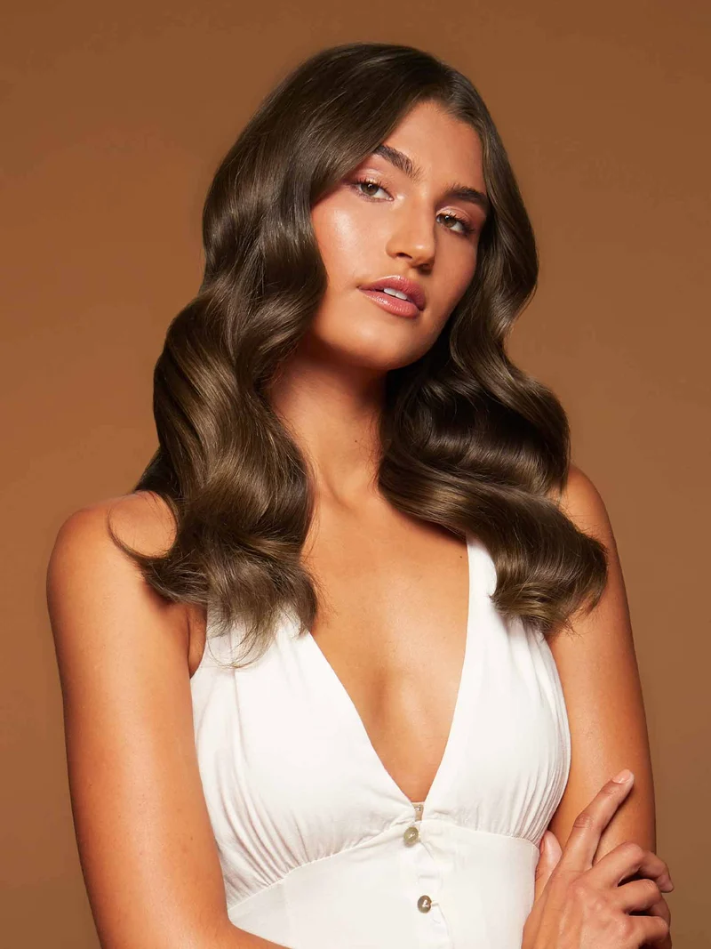 16" Classic Neutral Brown Clip-Ins (160g)